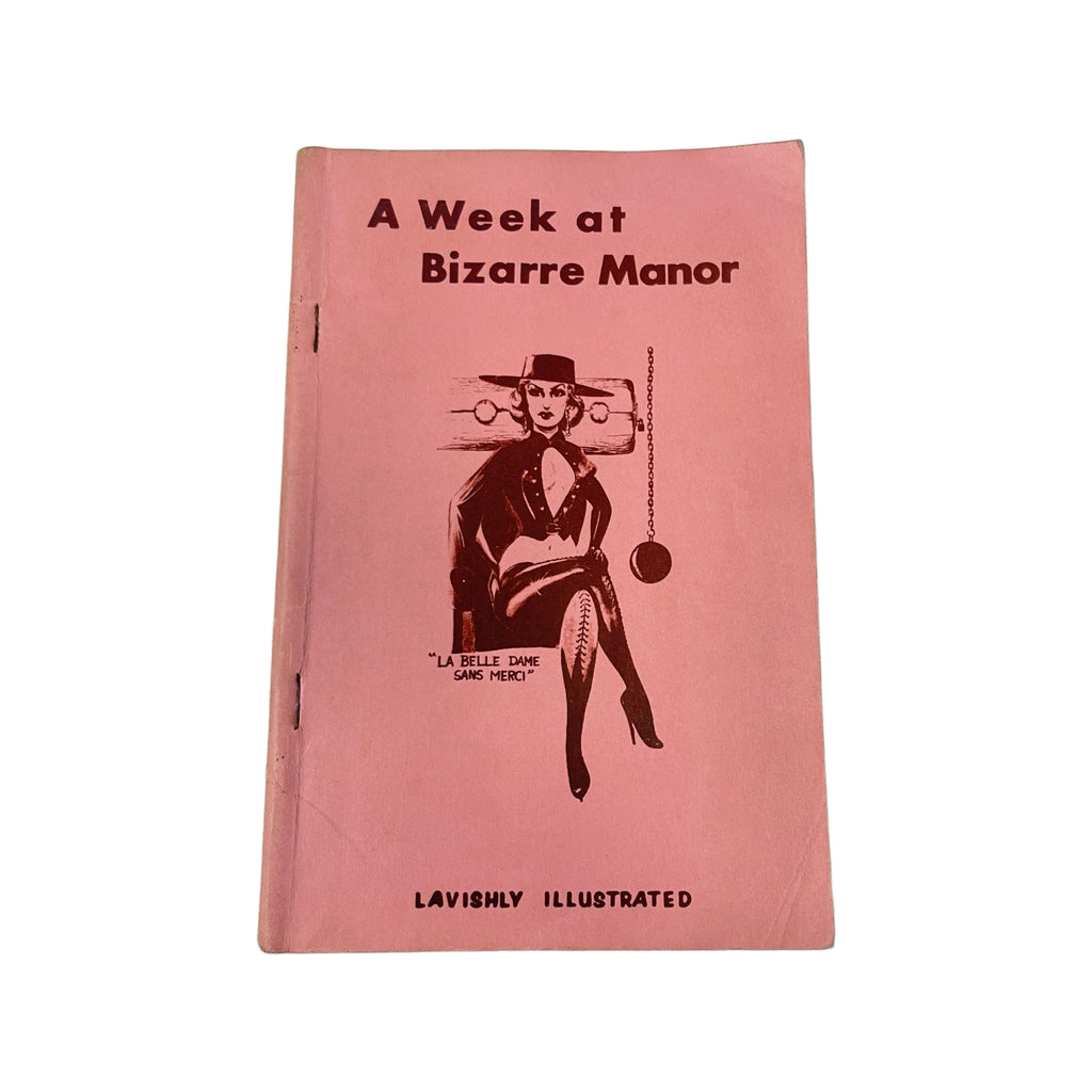 Vintage A Week At Bizarre Manor Booklet Magazine W/ Gene Bilbrew Illustrations