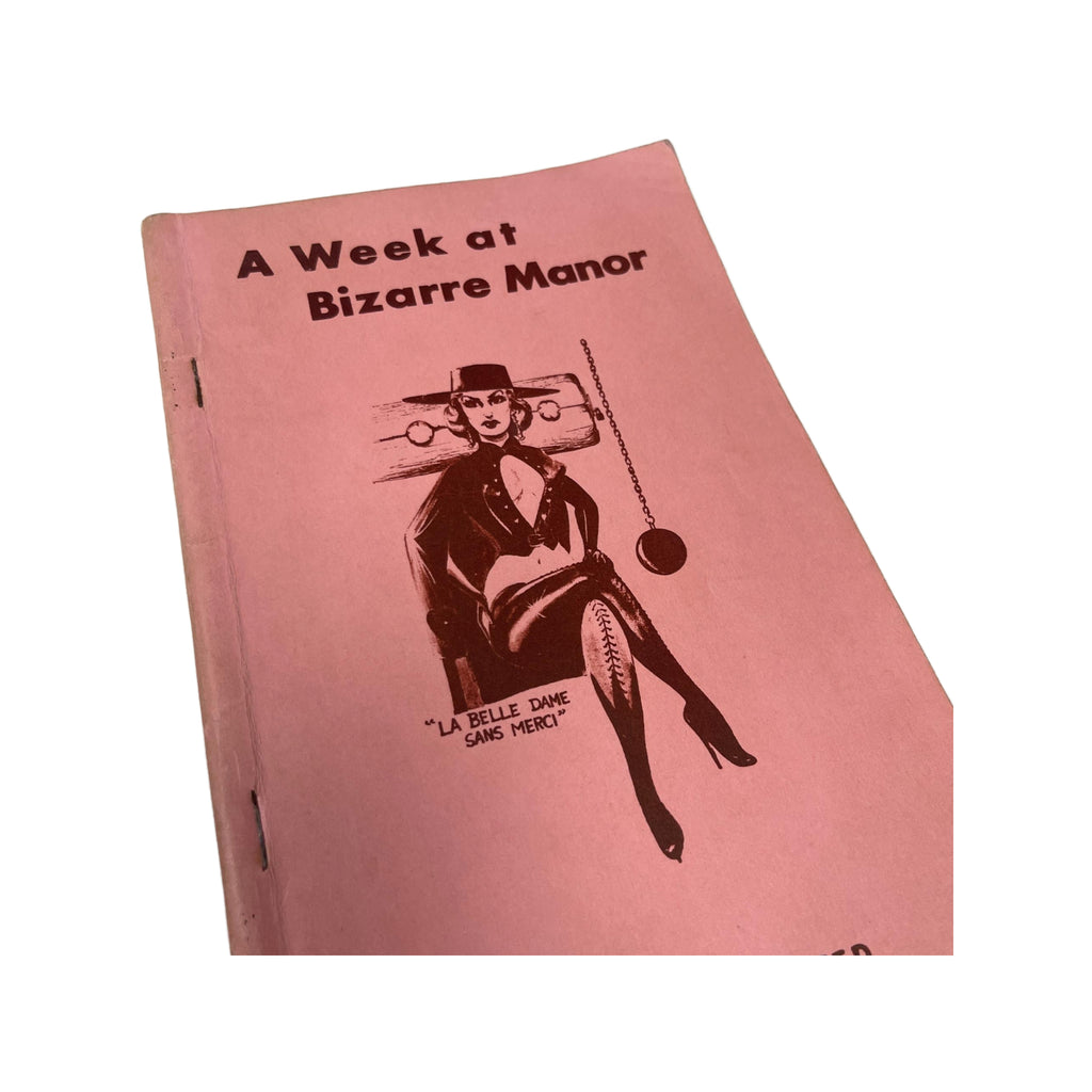 Vintage A Week At Bizarre Manor Booklet Magazine W/ Gene Bilbrew Illustrations