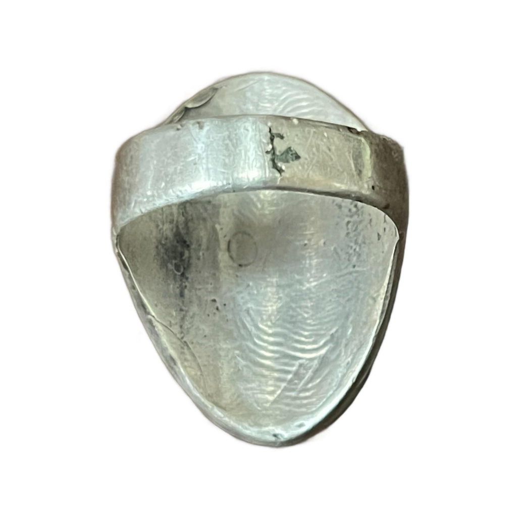 Vintage Old Pawn Sterling Silver Men’s Turquoise Ring