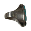 Vintage Old Pawn Sterling Silver Men’s Turquoise Ring