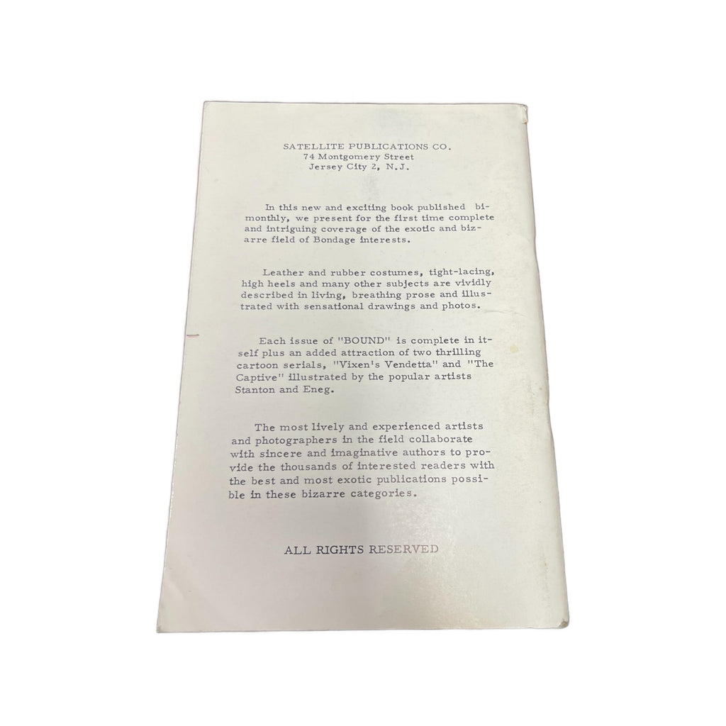 Vintage Eric Stanton Gene Bilbrew Illustrated  Bound #4  Booklet Magazine