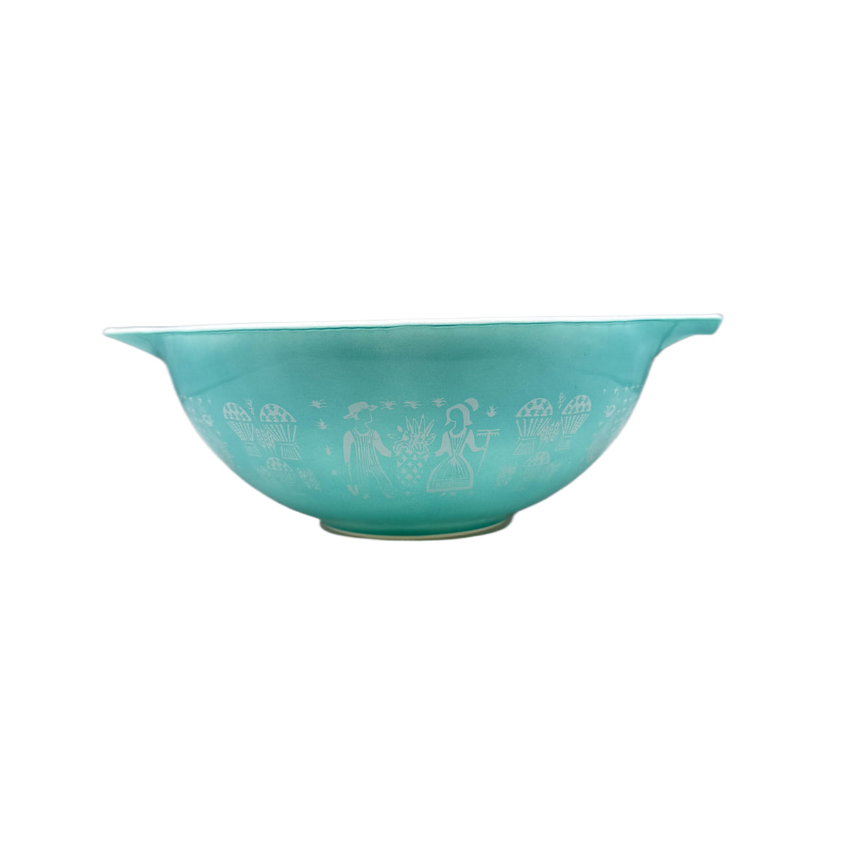 Vintage Set of 4 Pyrex Amish Butterprint Cinderella Nesting Mixing Bowls