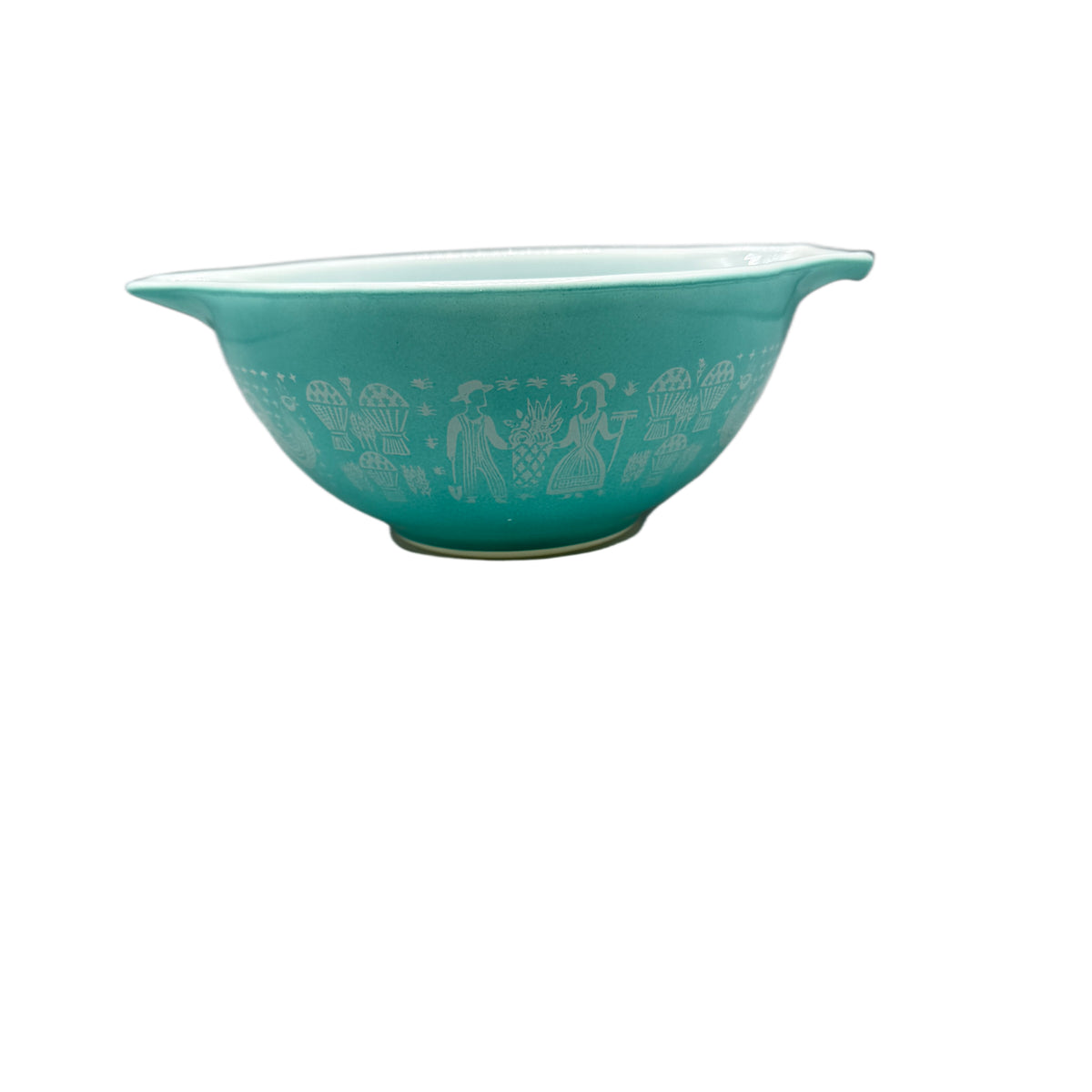 Vintage Set of 4 Pyrex Amish Butterprint Cinderella Nesting Mixing Bowls