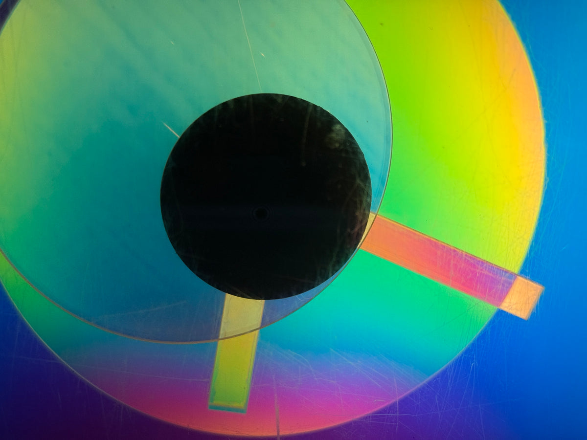 Vintage Kirsch Hamilton Prisma Color Changing Clock 1976