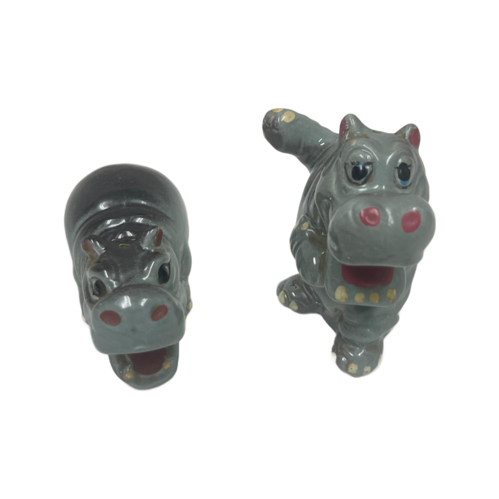 Vintage Kreiss Hippopotamus Salt & Pepper Shakers