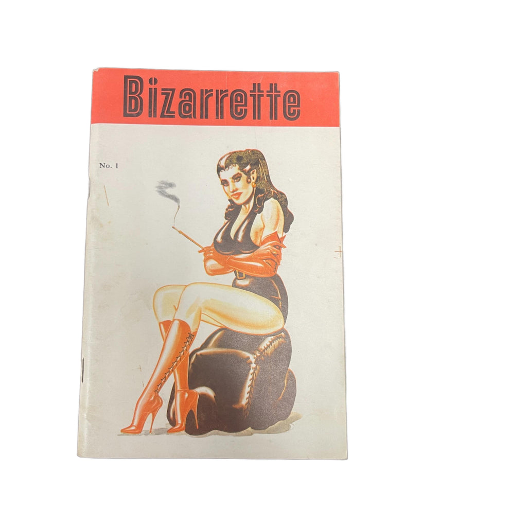 Vintage 1952 Bizarrette 1st Issue Booklet Magazine W/ John Willie Illustrations