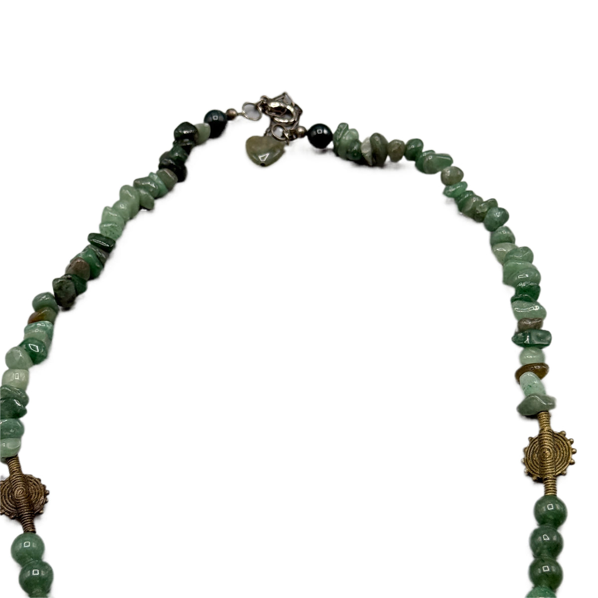Vintage 30” “Z” Agate Beaded Western Necklace