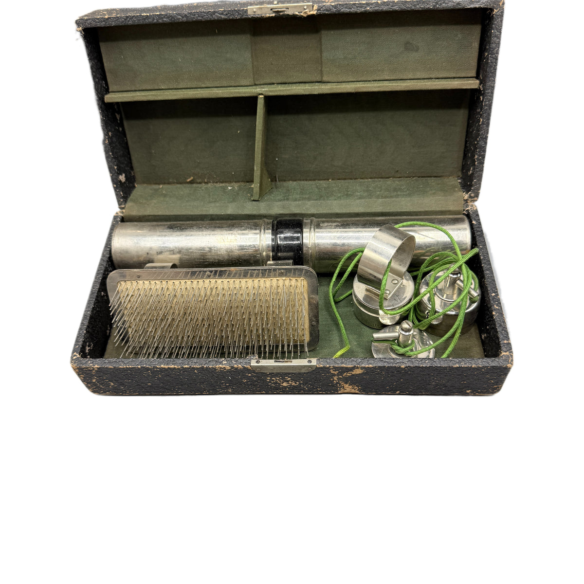 Antique Gal-Far Medical Electrotherapy Battery Set w/ Original Instructions (Untested)