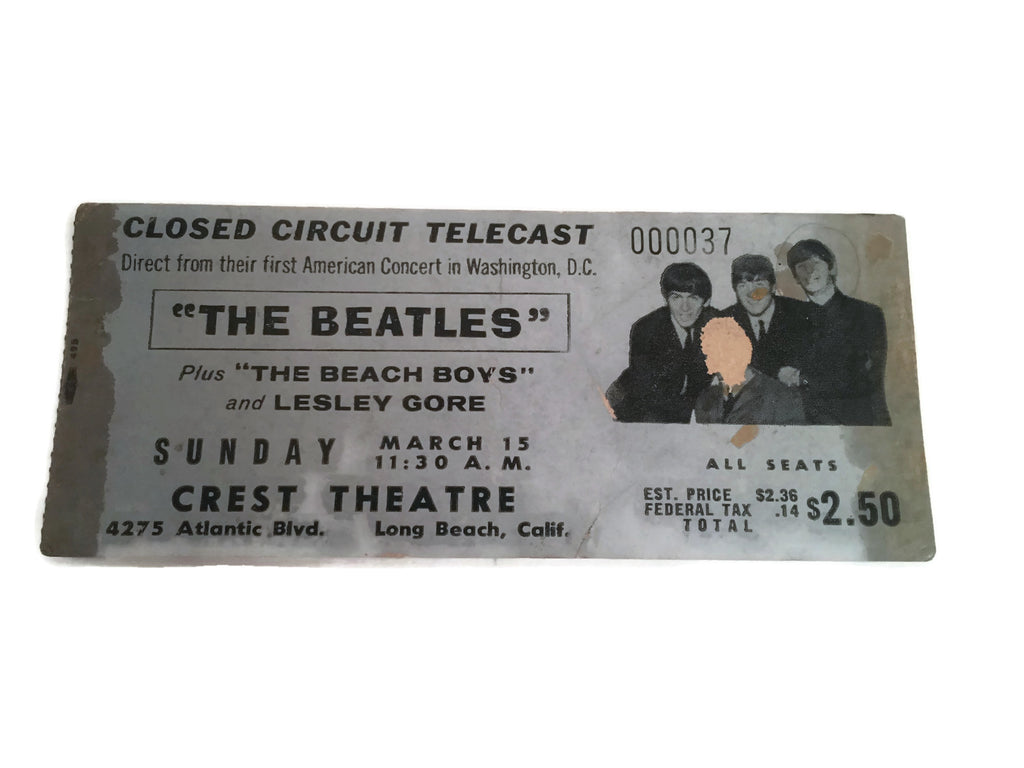 Group of 3  Original Beatles Items  c. 1964