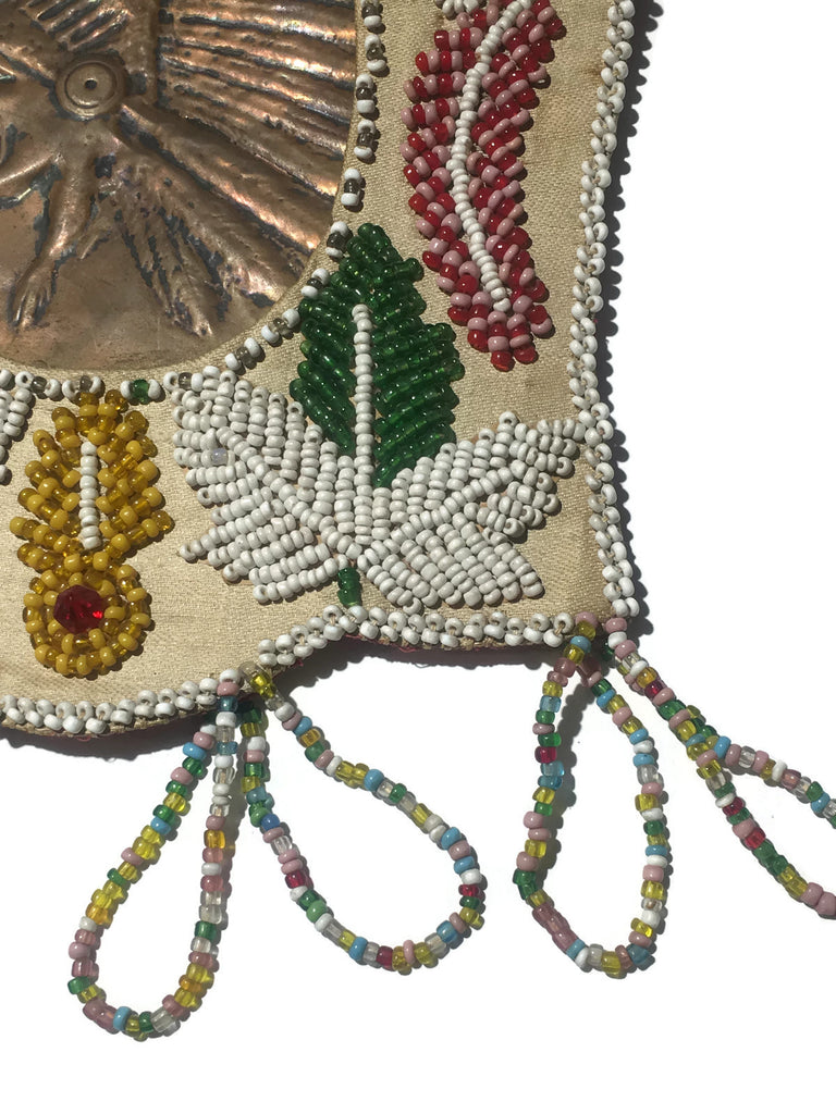 Iroquois Bead & Copper Work Whimsy Frame