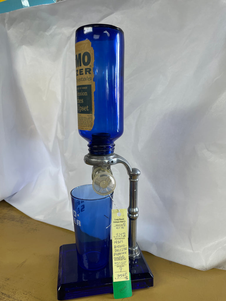 Vintage Complete 1930's Bromo Seltzer Dispenser