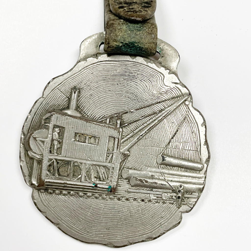 Antique Logging Company Watch Fob
