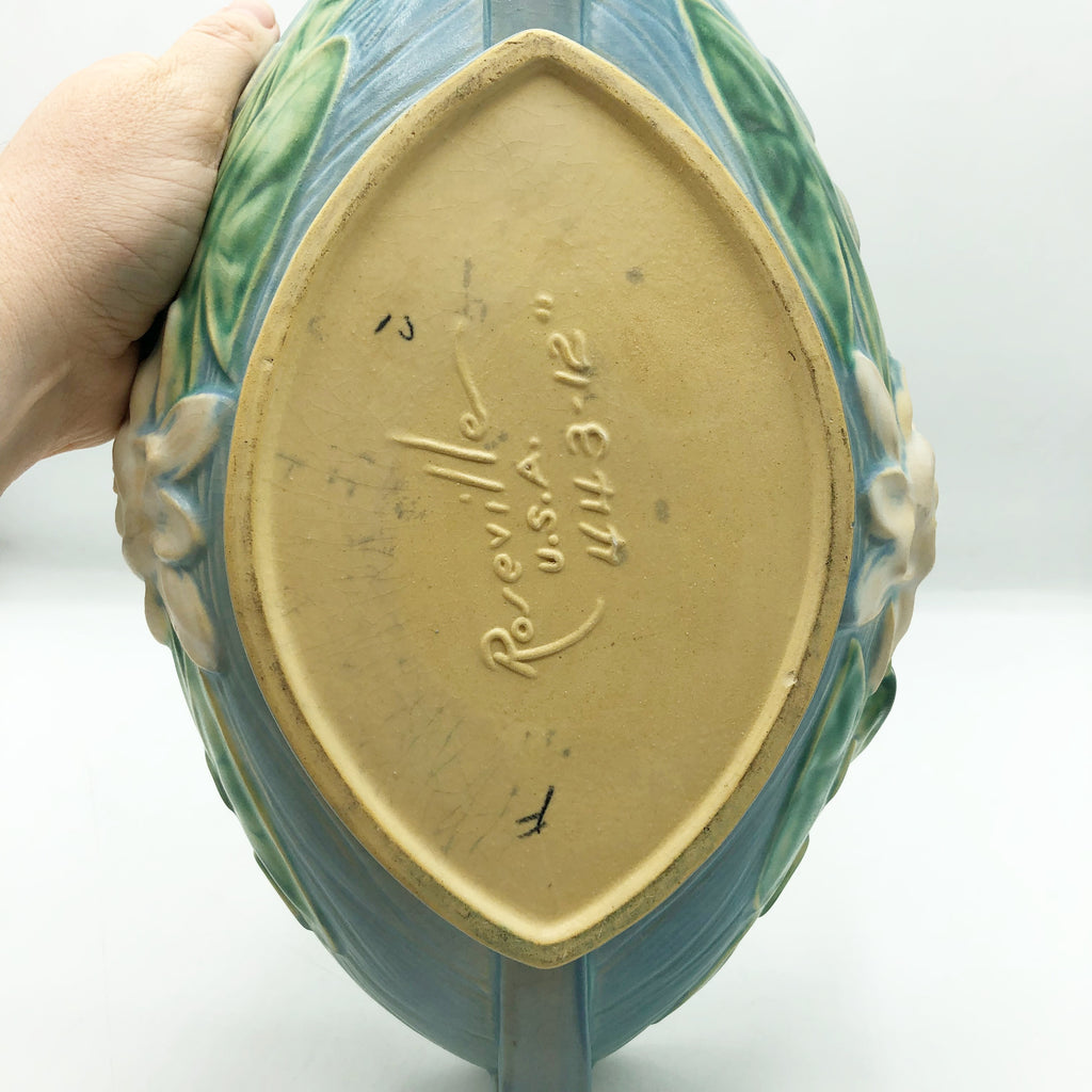 Vintage Roseville U.S.A. Pottery Console Bowl 443