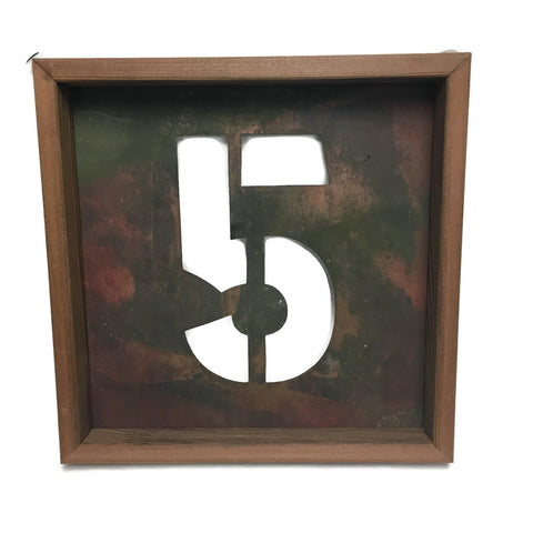 Copy of Wood Framed Vintage Copper Stencil #5