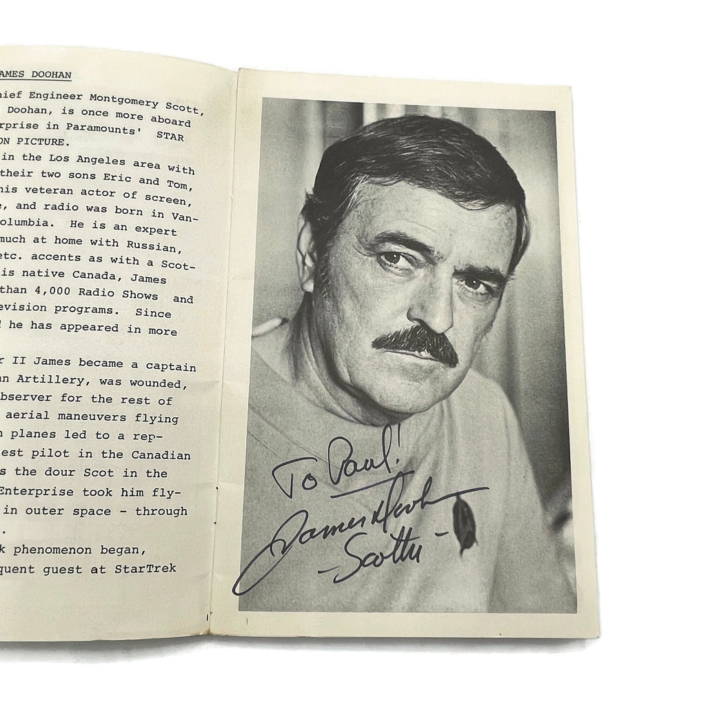 Vintage Cleveland Star Trek Autographed Program