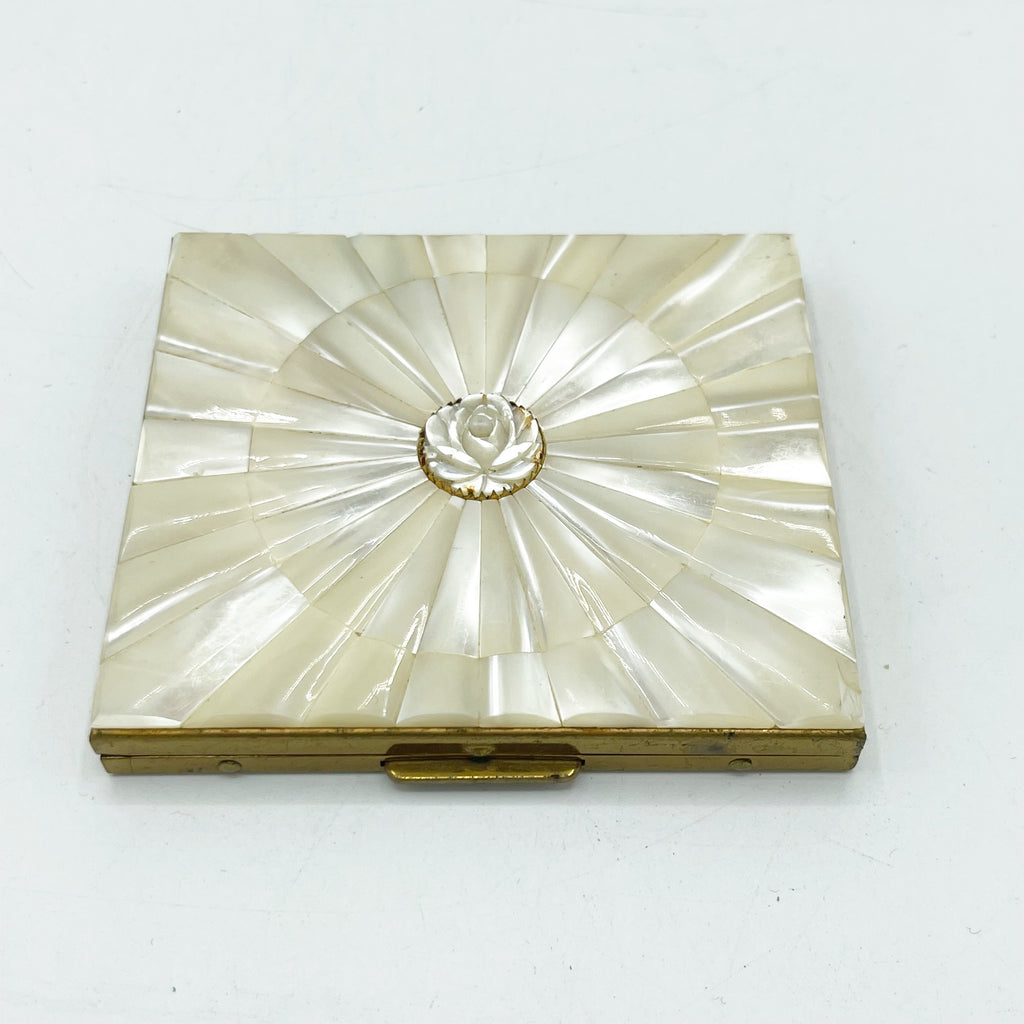 Vintage Mother Of Pearl Card Case/ Cigarette Case