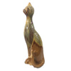 Mid Century Modern Glazed Ceramic Cat Figurine