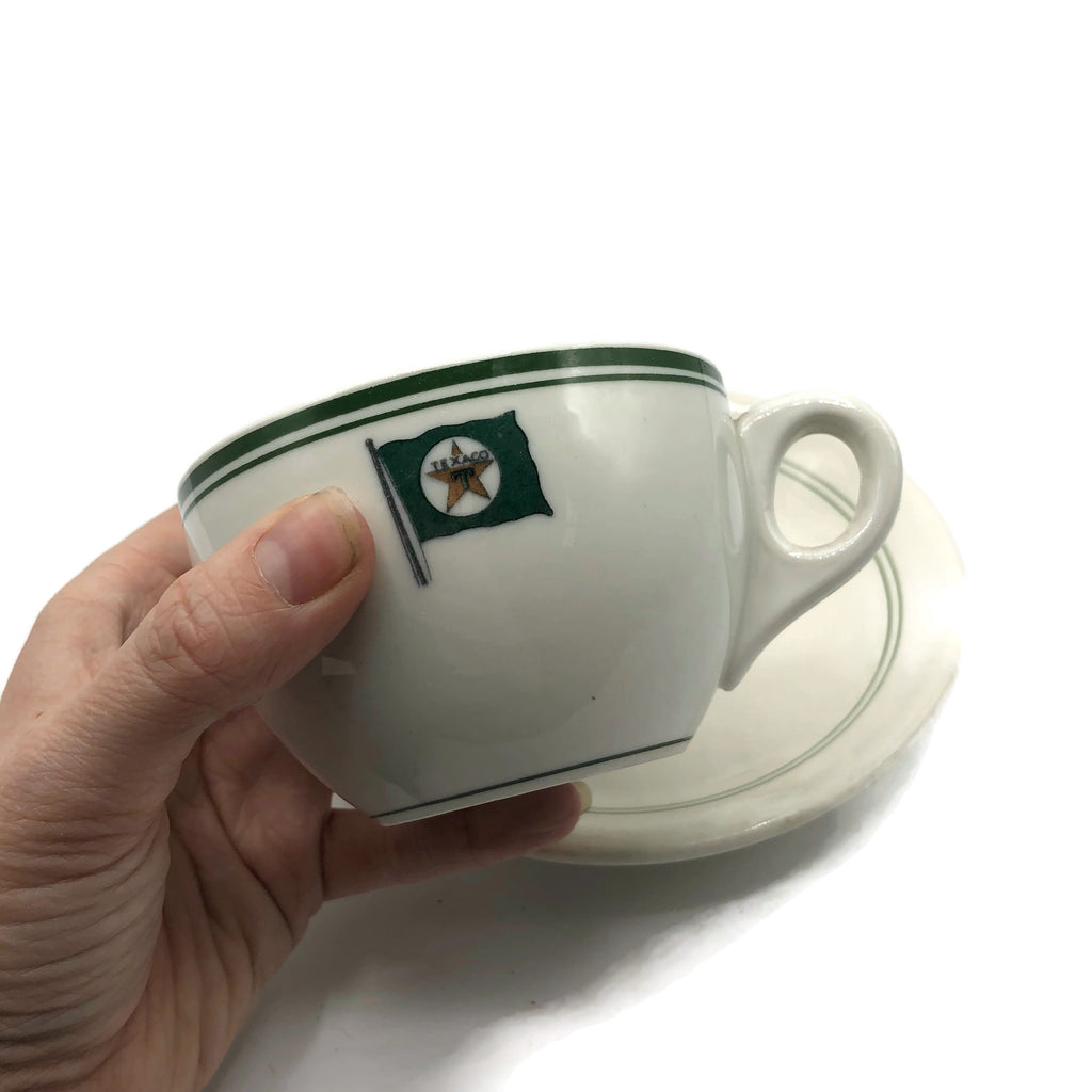 Vintage rare Texaco Cup teacup and saucer by Wallace China