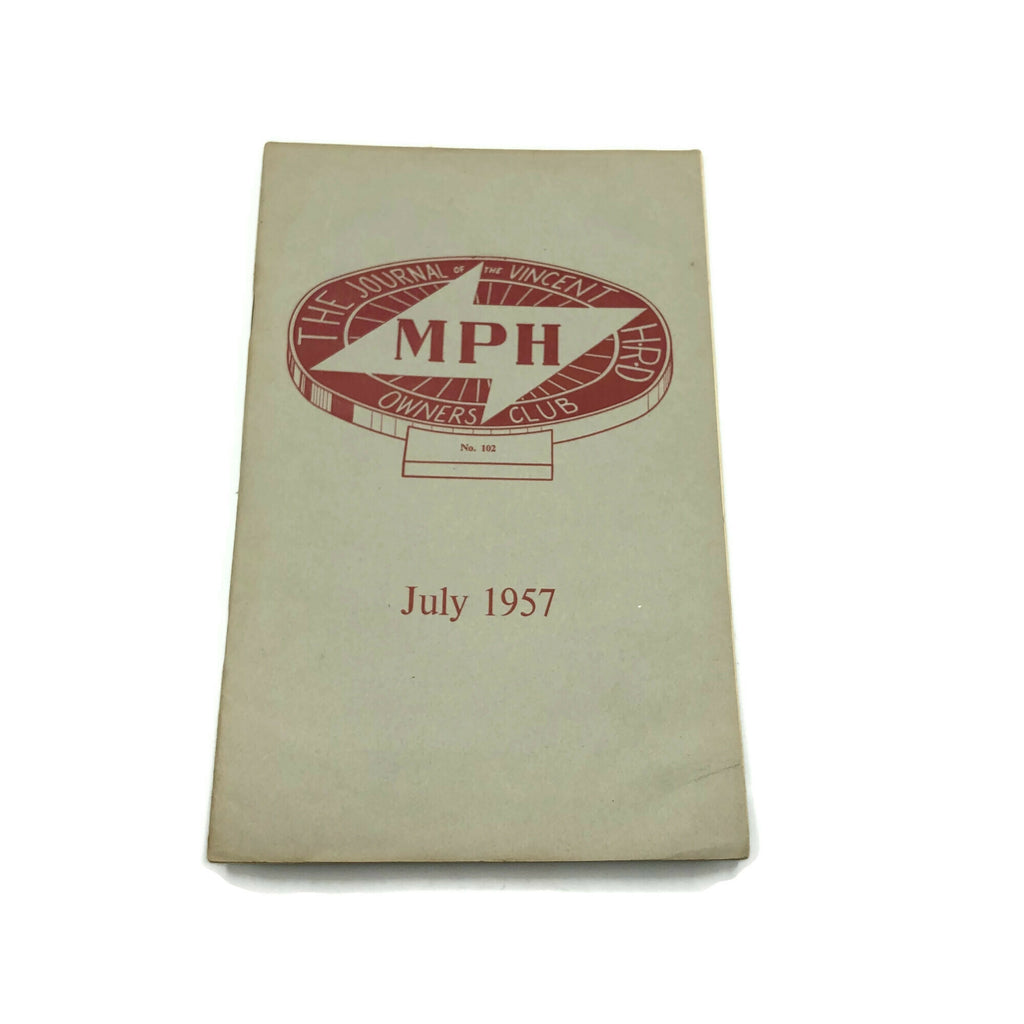 Vintage 1950’s Vincent Owners Club Magazine