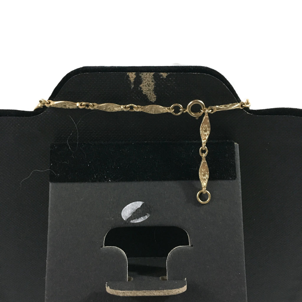 Vintage Goldtone Rhinestone Costume Runway Necklace & Earrings Set