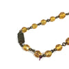 Vintage Art Deco Amber Czech Necklace