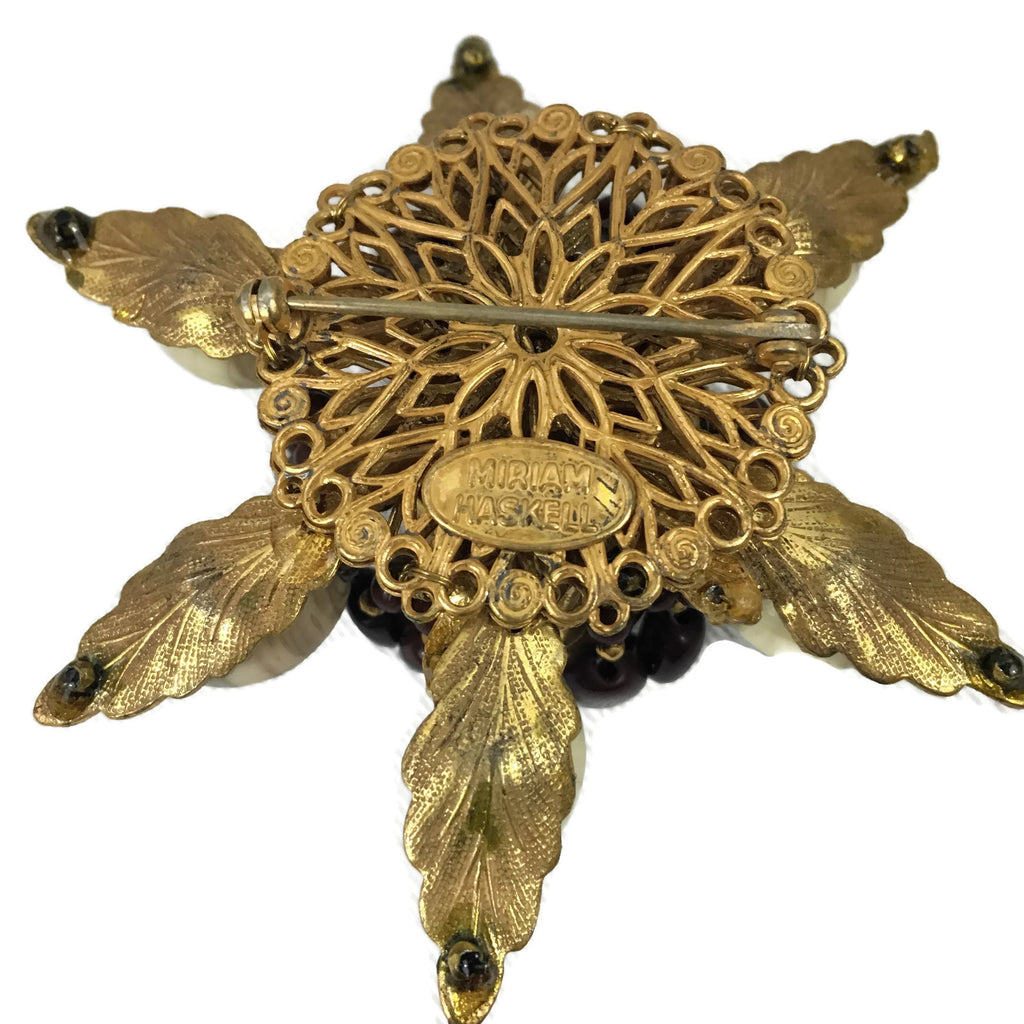 Vintage Miriam Haskell Star Brooch