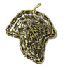 Vintage Costume Jewelry Rhinestone Leaf Brooch