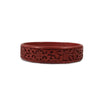 Vintage Carved Cinnabar Bangle Bracelet