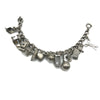 Vintage Sterling Silver Charm Bracelet