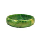 Vintage Marbled Green & Yellow Bakelite Bangle