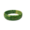 Vintage Marbled Green & Yellow Bakelite Bangle