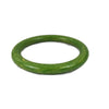 Vintage Marbled Green & Yellow Bakelite Bangle
