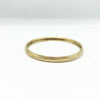 Vintage Gold Plate Etched Bangle Bracelet