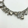 Vintage Sterling Silver Charm Bracelet