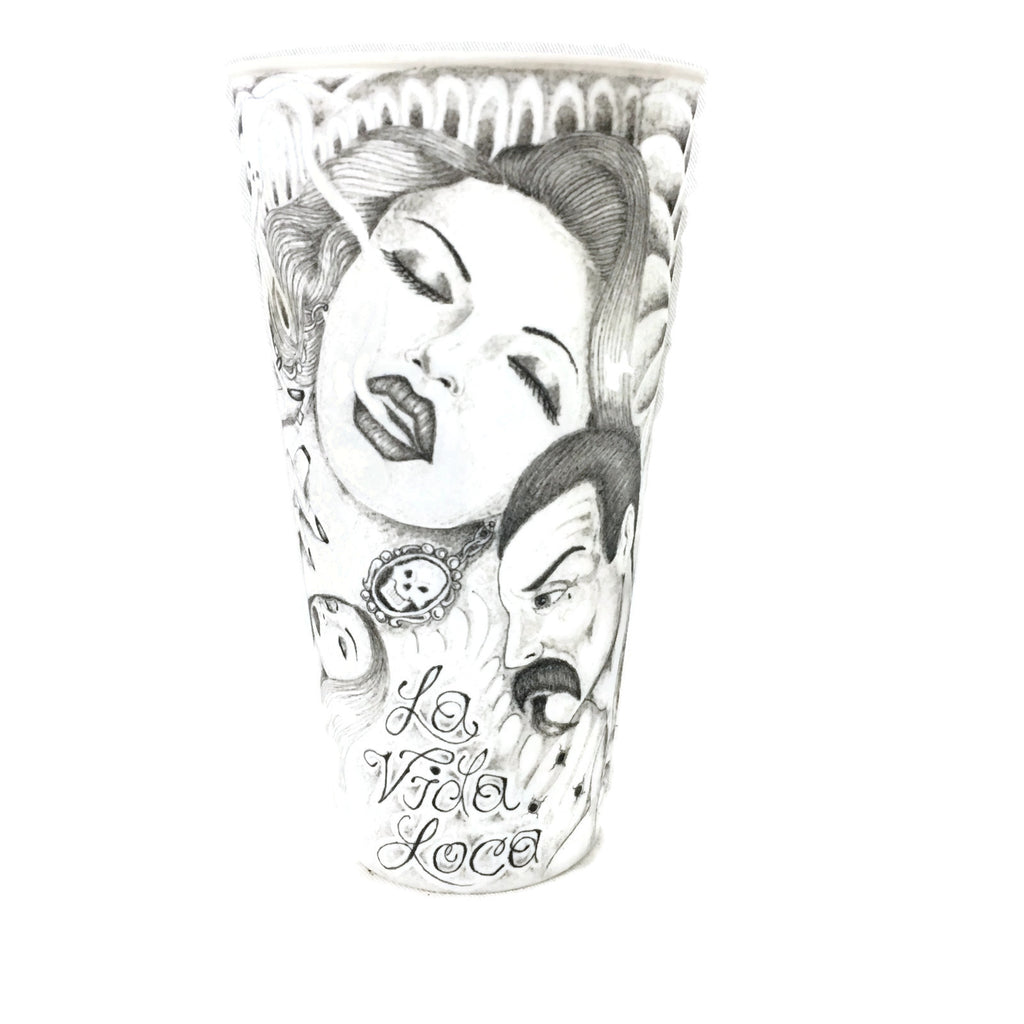 Iron Wood Prison So. Siders La Vida Loca Cup Prison Art Tattoo Art