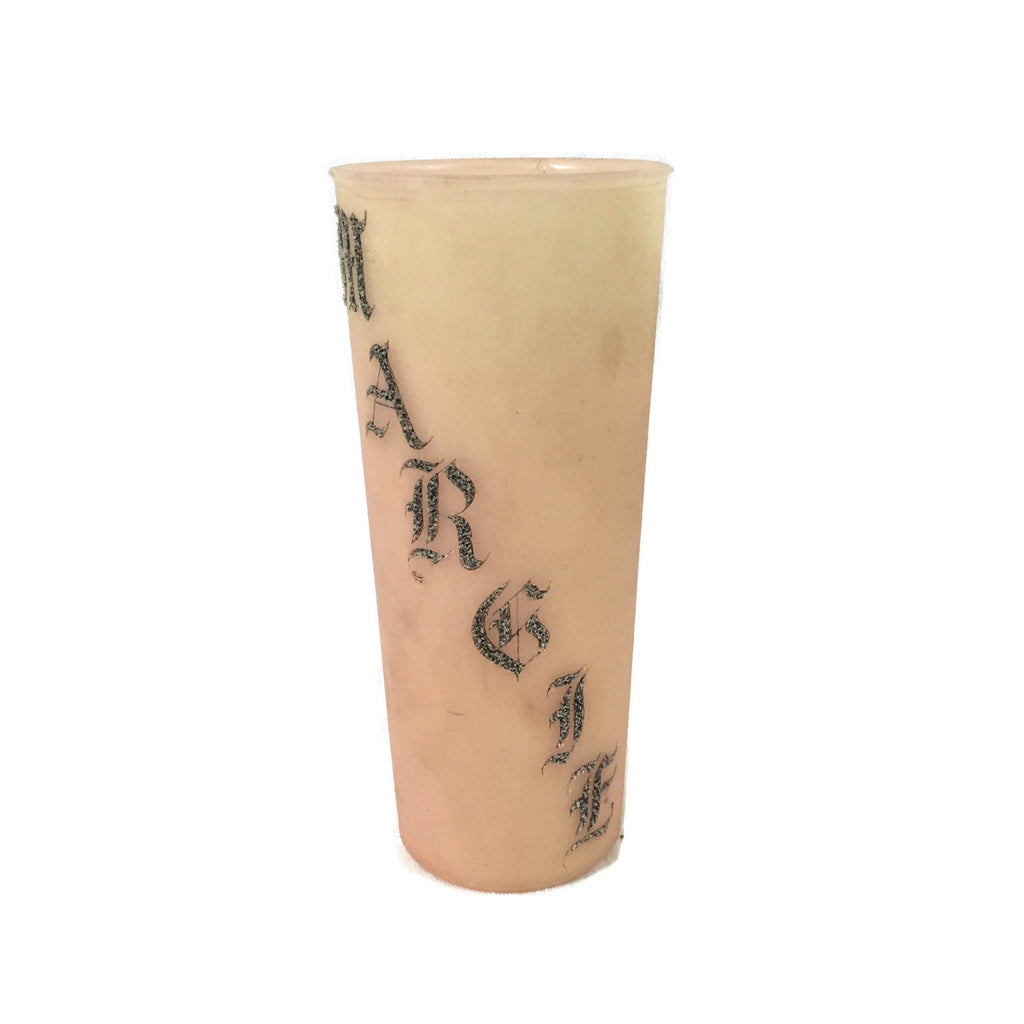 Margie Sejas Name Tupperware Tattoo/ Prison Art Cup