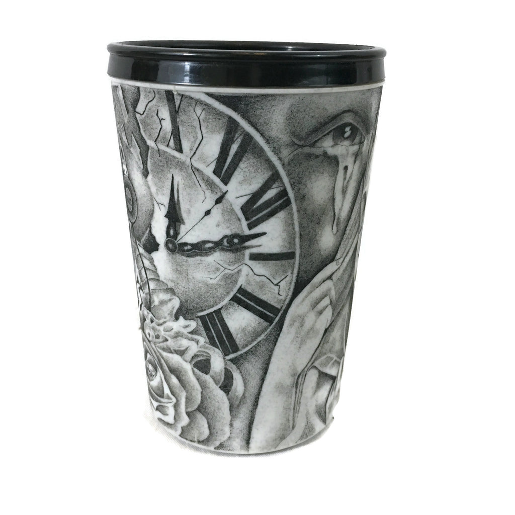 Inmate Artist Thomas Gray 3rd Strike Convict Prison Art Tattoo Drinking Cup