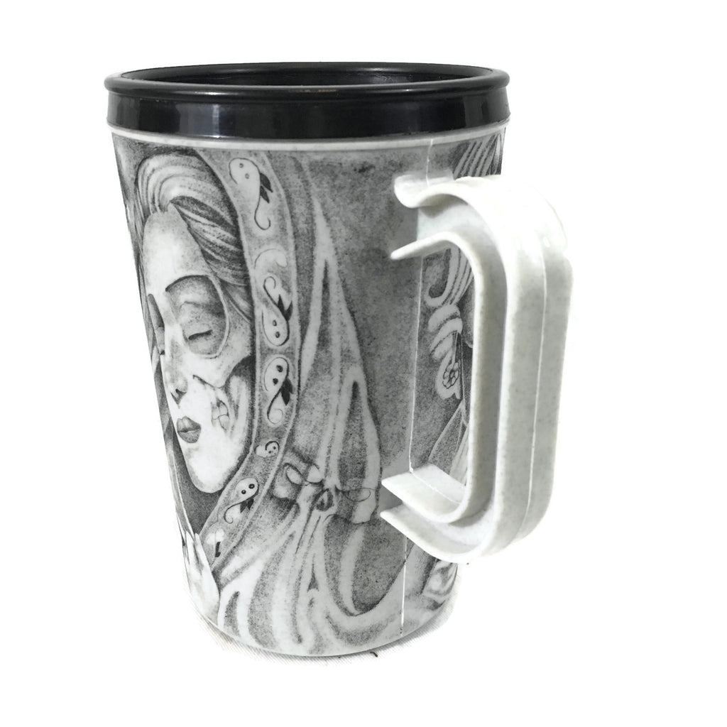 Inmate Artist Thomas Gray 3rd Strike Convict Prison Art Tattoo Drinking Cup