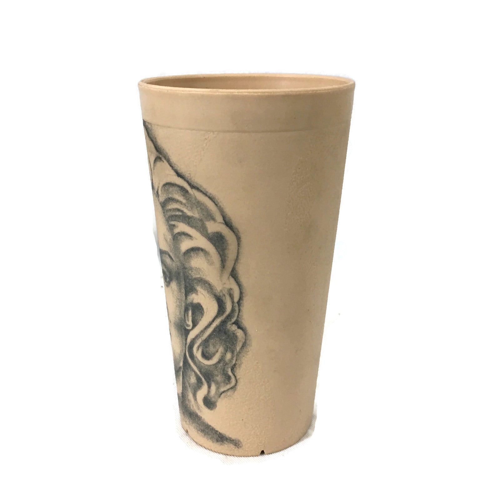 Vintage Prison Art Tattoo Art Cup Of Marylin Monroe Tumbler Glass