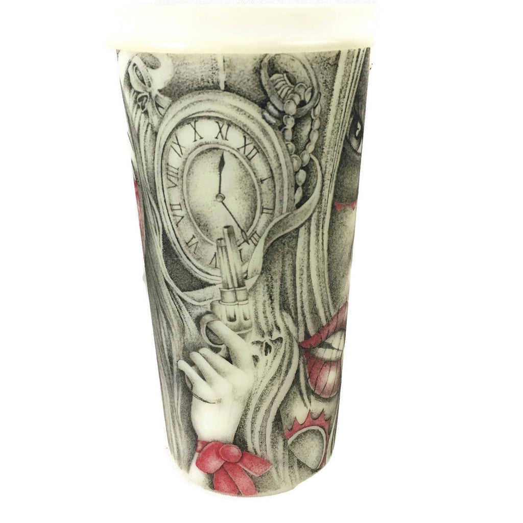 Large Prison Art Tattooed Tupperware Direct From Inmate