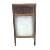 Vintage National Washboard Company Glass Wash Board