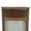 Vintage National Washboard Company Glass Wash Board