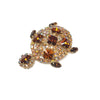 Vintage Juliana Rhinestone Turtle Brooch