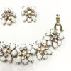 Vintage White & AB Rhinestone Juliana Bracelet & Earring Set