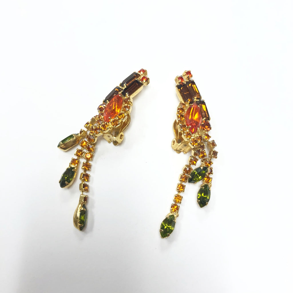 Vintage Juliana Rhinestone Necklace Bracelet & Earring Set