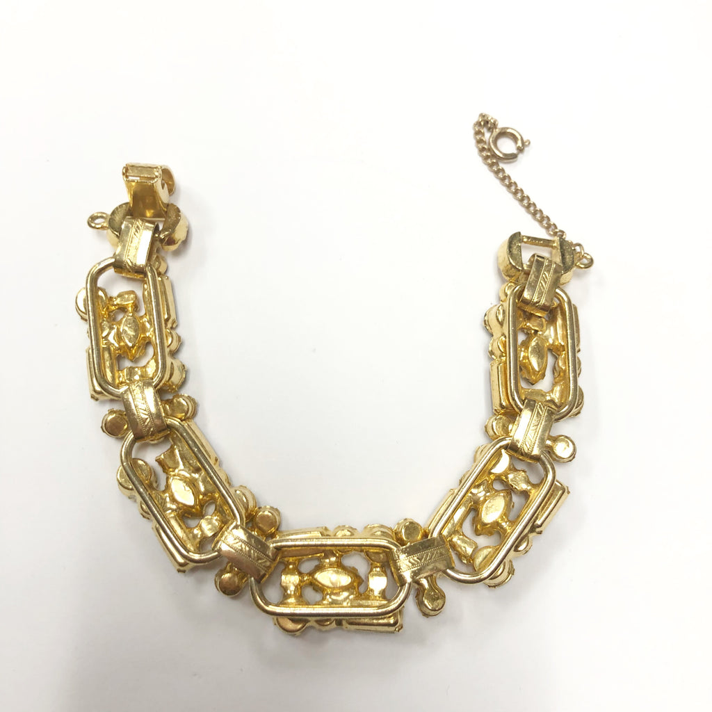 Vintage Juliana Rhinestone Necklace Bracelet & Earring Set