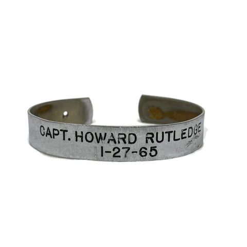 Vintage Vietnam P.O.W. Captain Howard Rutledge Bracelet