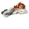 Vintage Lefton Mermaids on Seahorses Ceramic Wall Plaques W/ Original Tags