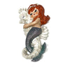 Vintage Lefton Mermaids on Seahorses Ceramic Wall Plaques W/ Original Tags