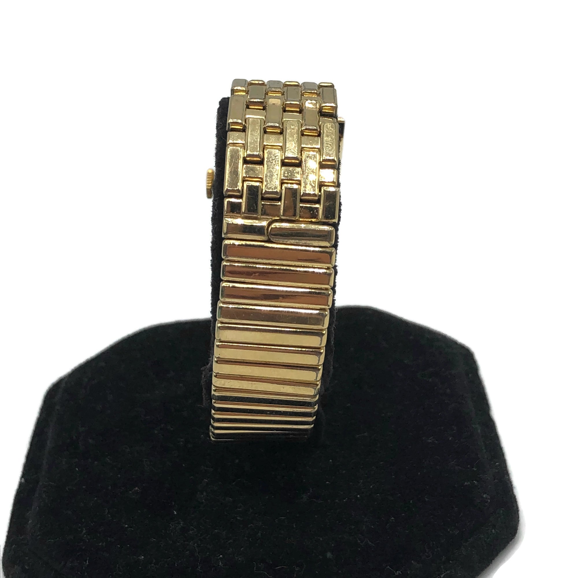 Vintage Working 14K Gold Jules Jurgensen Wristwatch W/ Original Box & Band